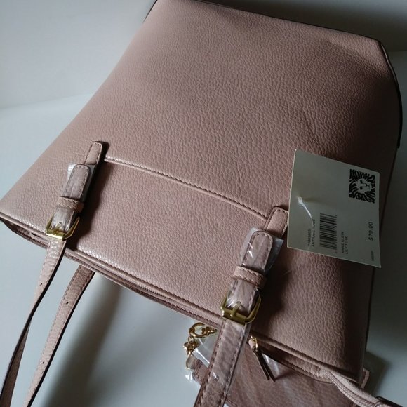 Anne Klein Antique Rose Handbag ID Holder - Picture 14 of 16